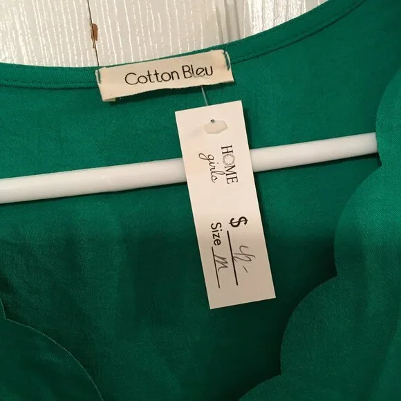 Cotton Bleu Lightweight Mini Dress - Picture 2 of 6